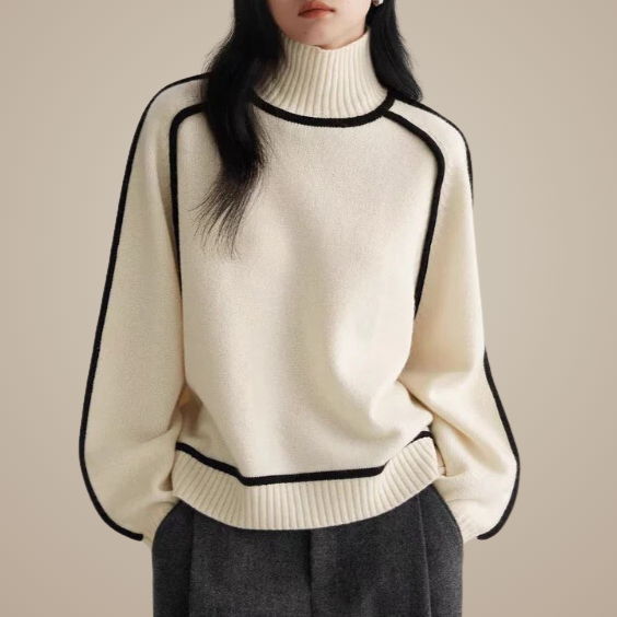 Emily - Sweter z golfem