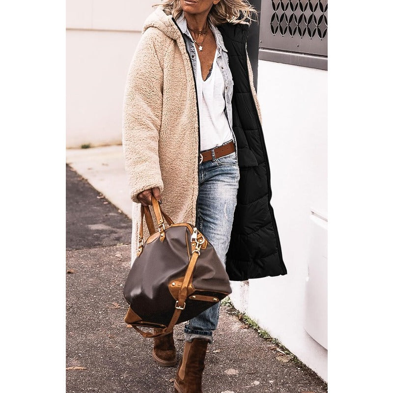 Ewa | Elegancki Odwracalny Płaszcz Damski