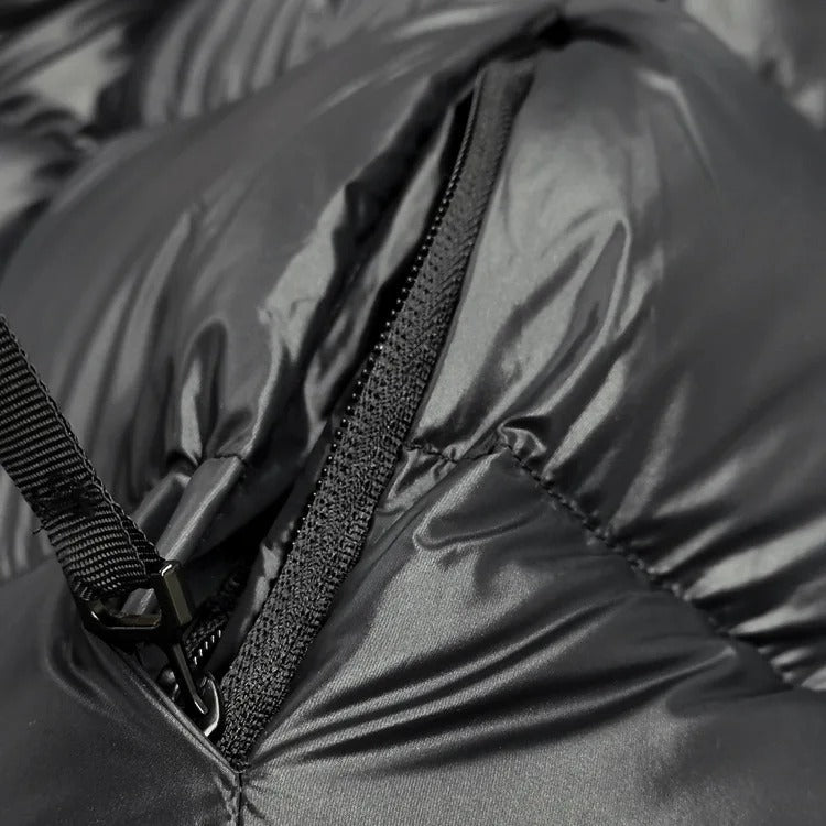 Arivelle – Elegancki długi pikowany płaszcz