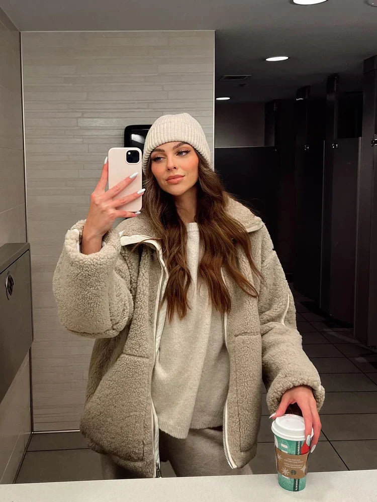 Anastazja | Miękka ciepła kurtka zimowa