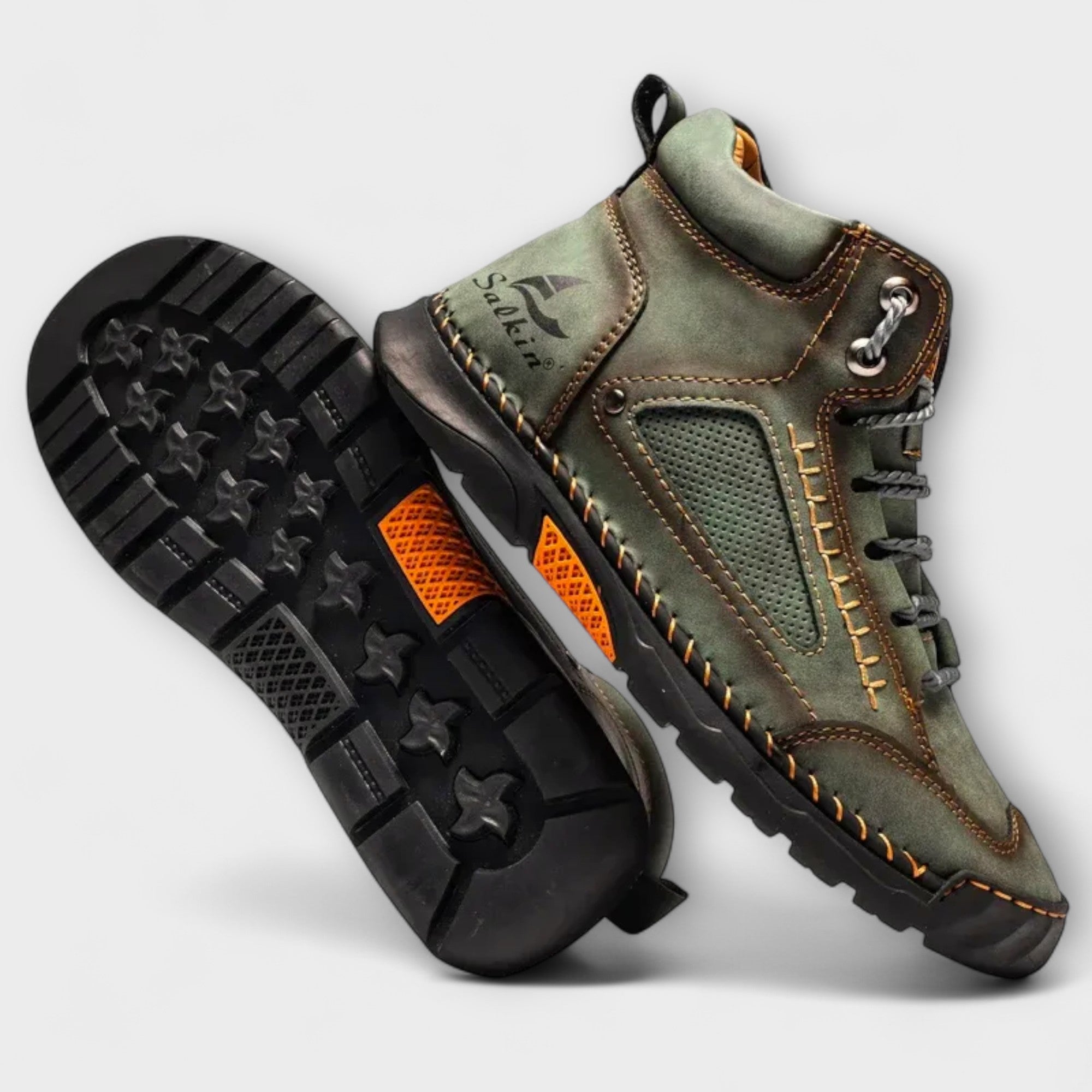 Marcen – Stylowe Skórzane Buty za Kostkę