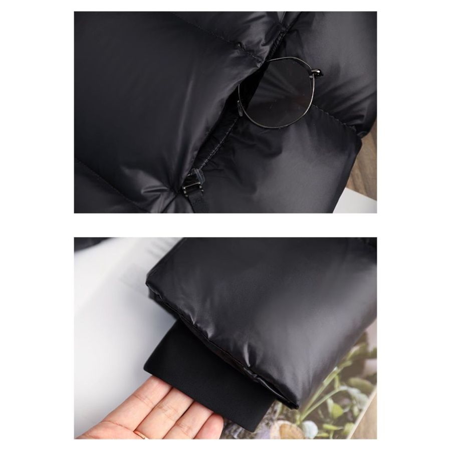 Arivelle – Elegancki długi pikowany płaszcz