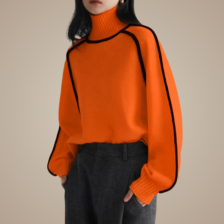 Emily - Sweter z golfem