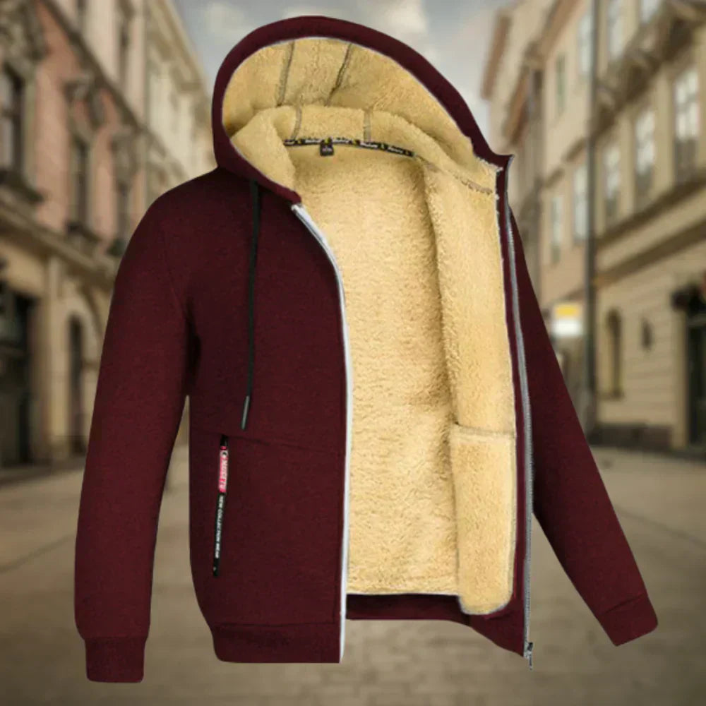 Remy™ - Męska Bluza Fleece z Kapturem