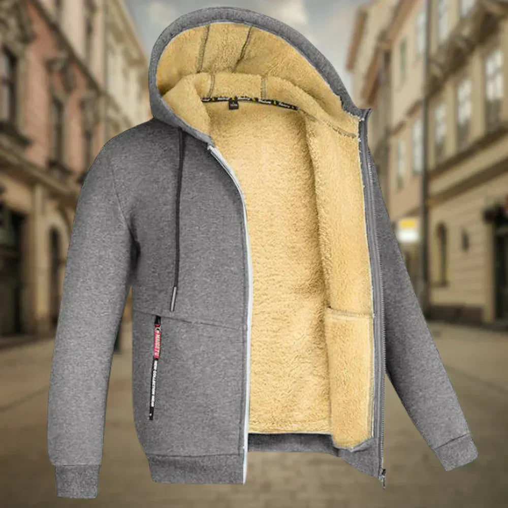 Remy™ - Męska Bluza Fleece z Kapturem