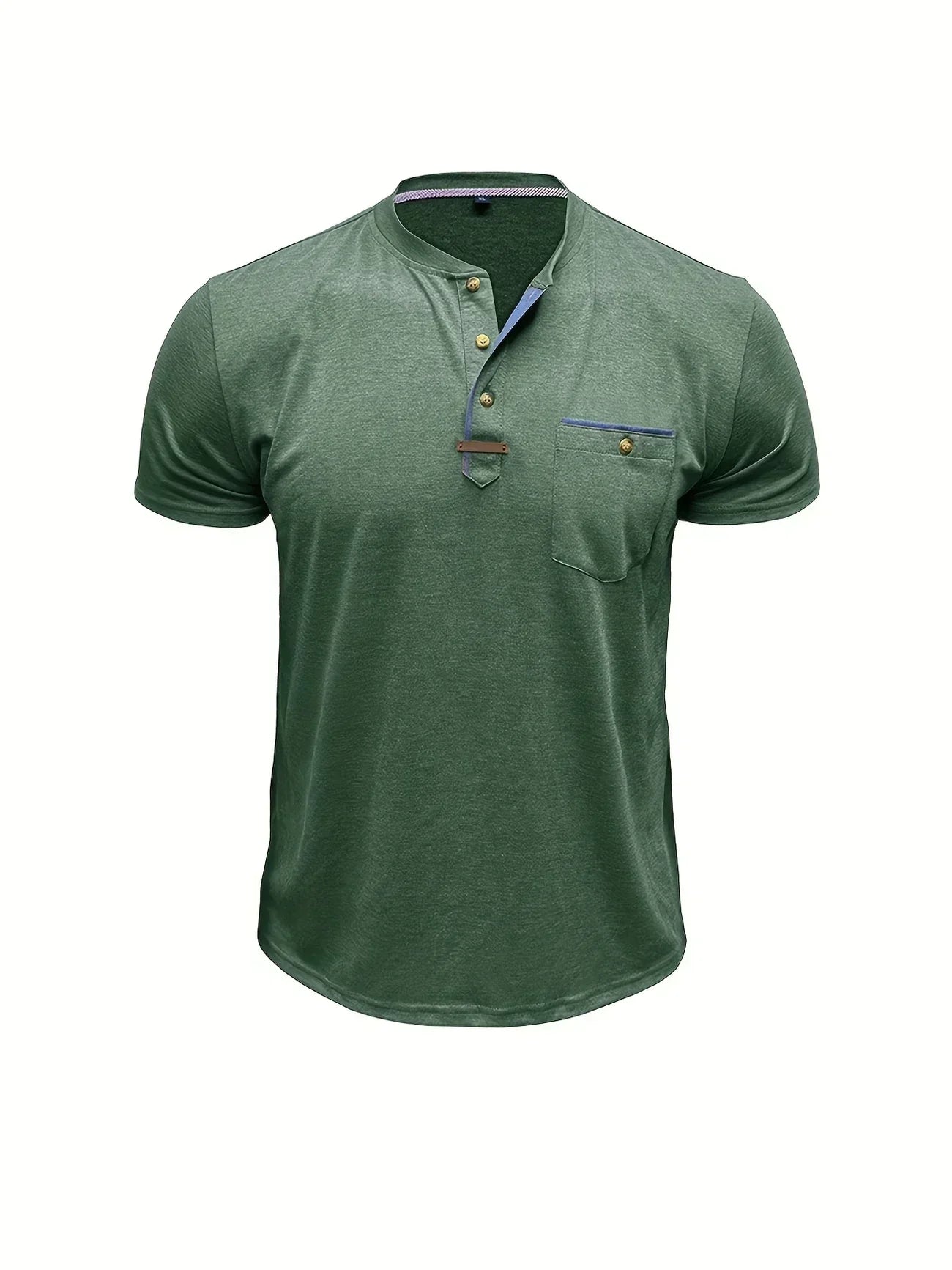 Savrani™ | Elegancka koszulka z okrągłym dekoltem i kieszenią