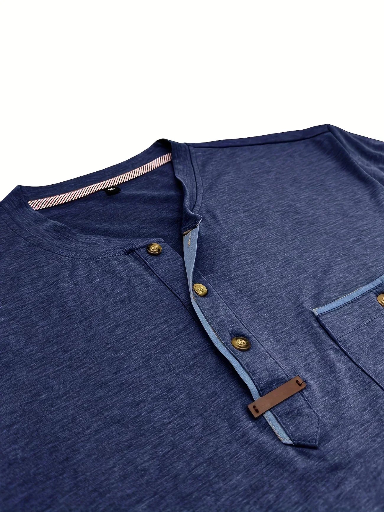 Savrani™ | Elegancka koszulka z okrągłym dekoltem i kieszenią