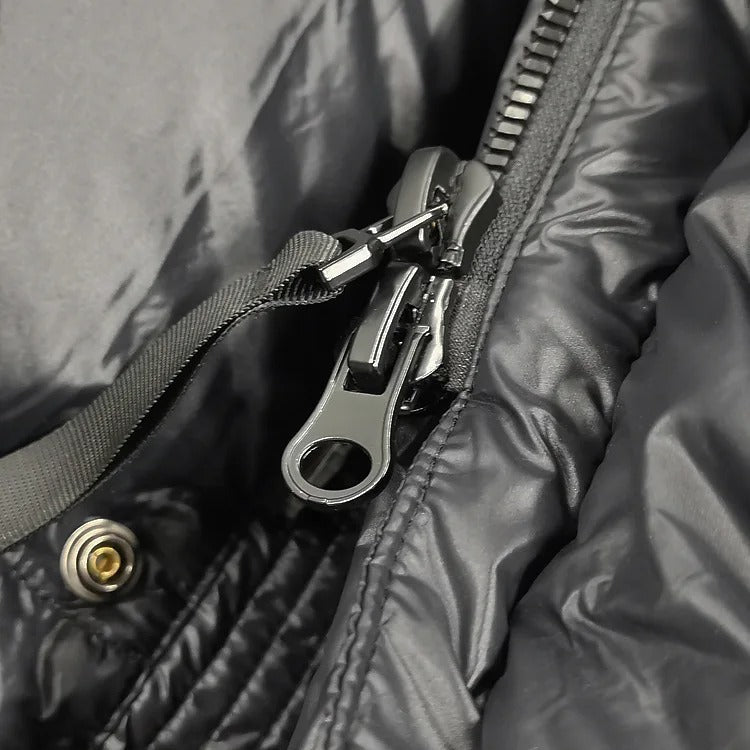 Arivelle – Elegancki długi pikowany płaszcz