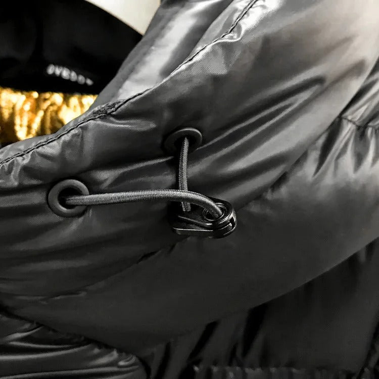 Arivelle – Elegancki długi pikowany płaszcz