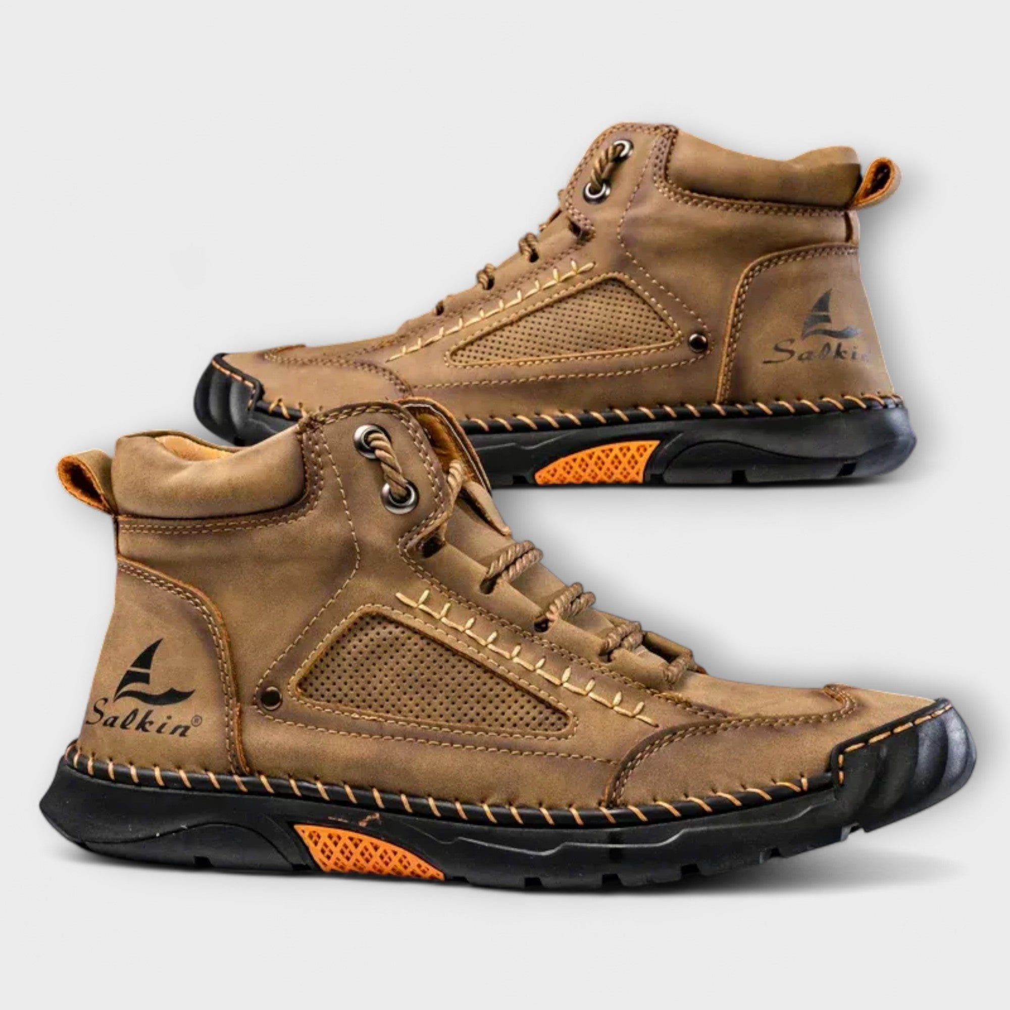 Marcen – Stylowe Skórzane Buty za Kostkę